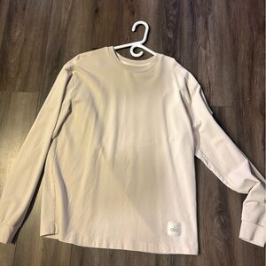 ALO Yoga Long Sleeve Tee - Cream